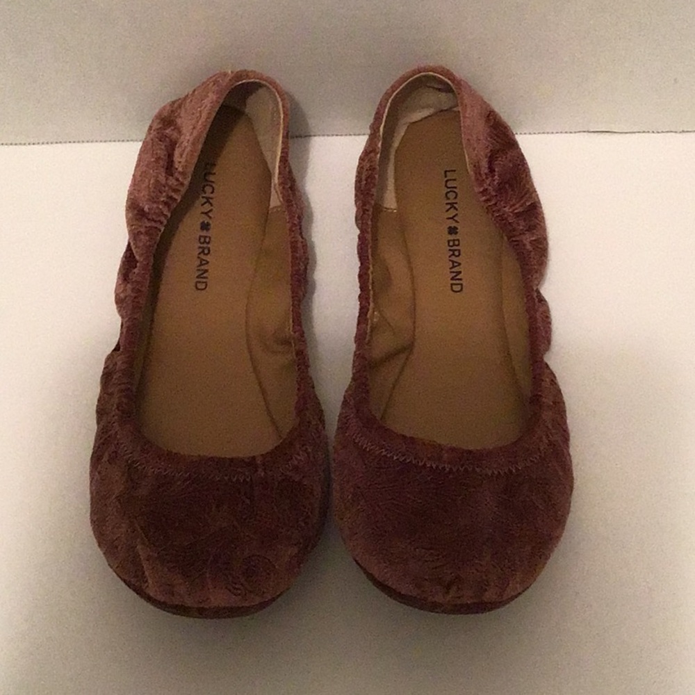 Lucky Brand Emmie Antique Blush Ballet Flats - Picture 2 of 7